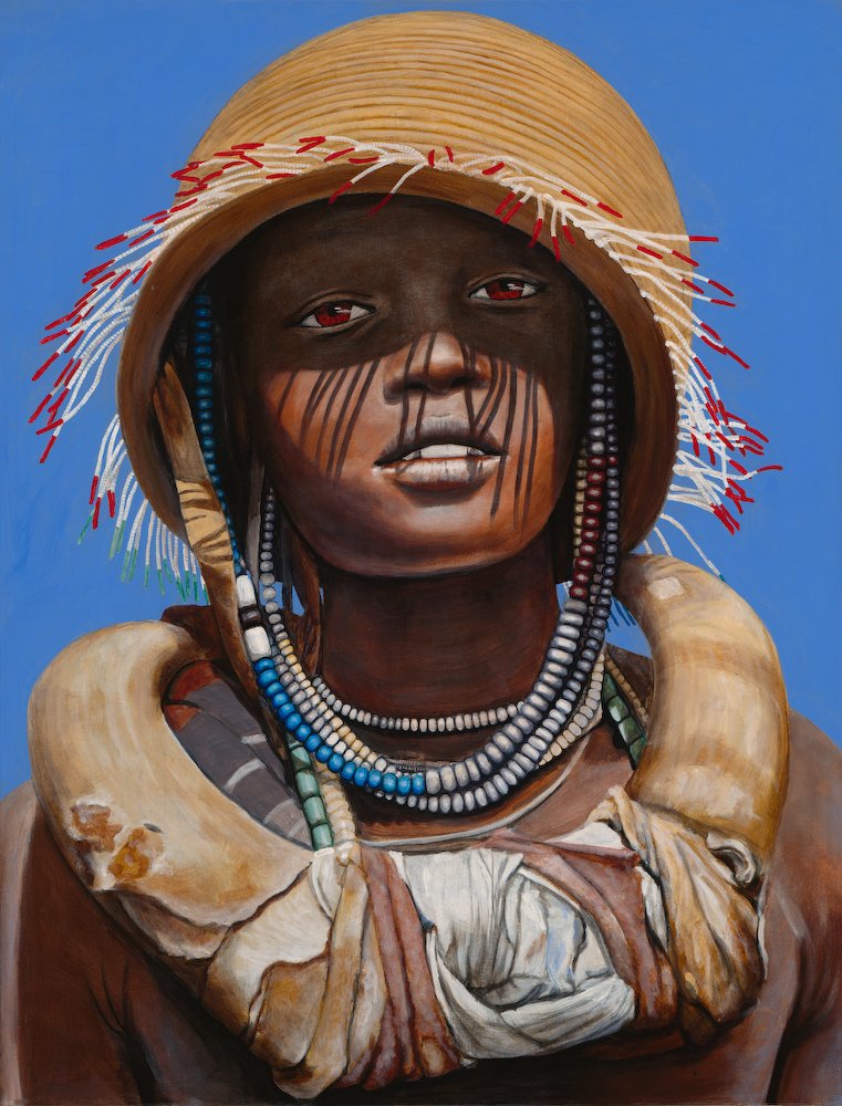 Omo Child with Cowhorn Neclace