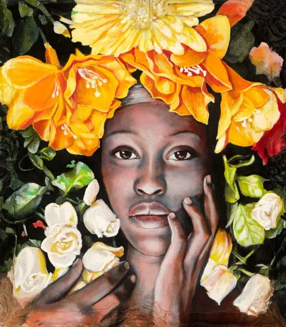 Thelma with Rioting Blooms