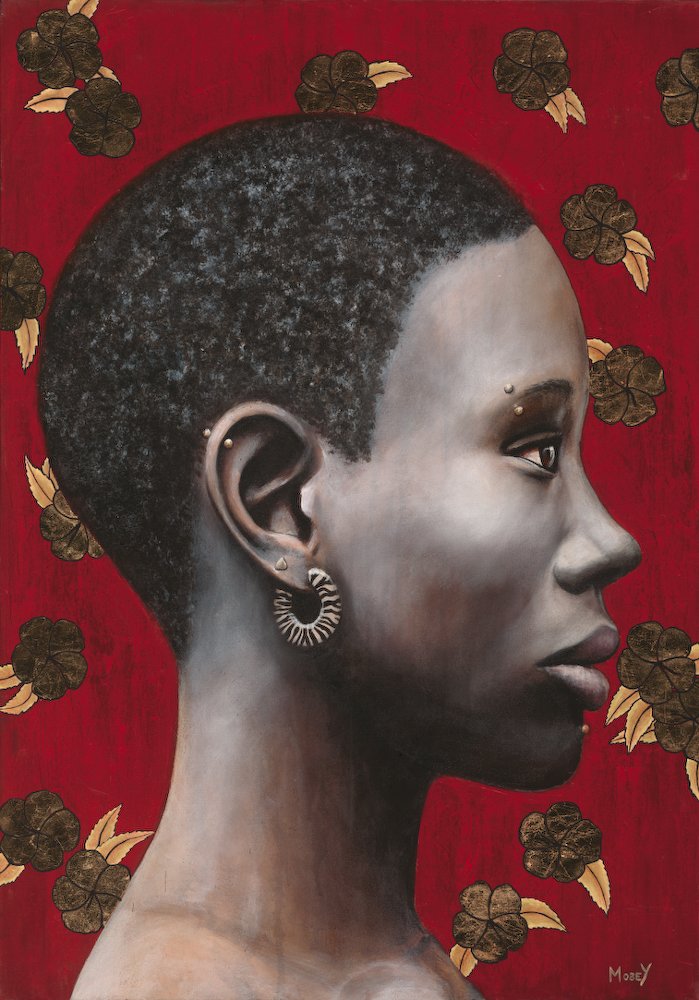 Zintle with Gold Hibiscus